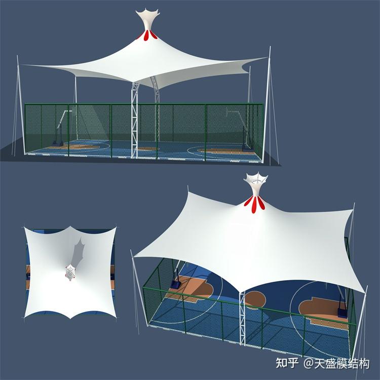 新型建筑材料張拉索膜結(jié)構(gòu)的優(yōu)勢(shì)及PTFE膜材料的適用性